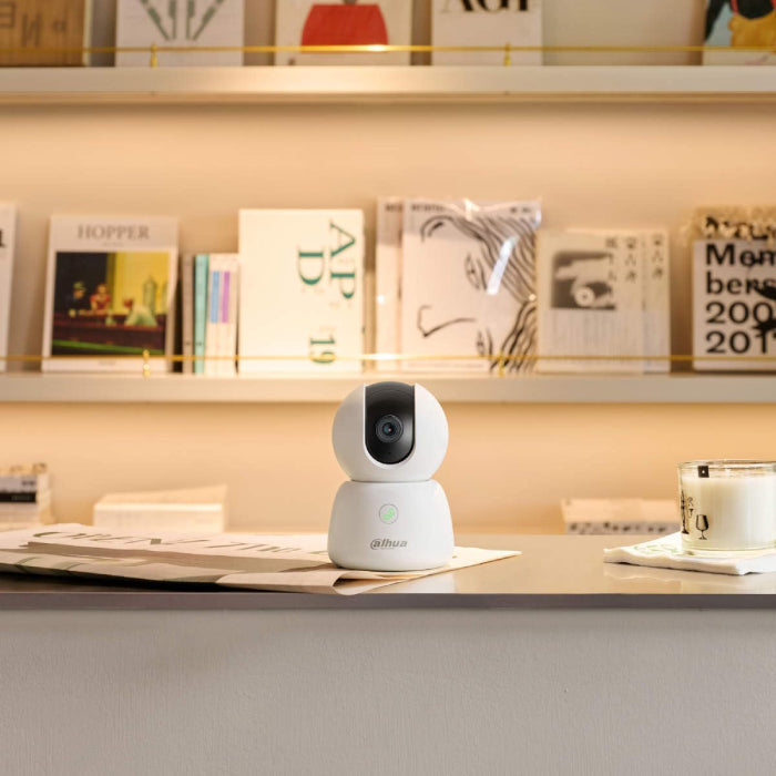 Compact indoor wifi cctv network camera for home surveillance by Homesouq Qatar