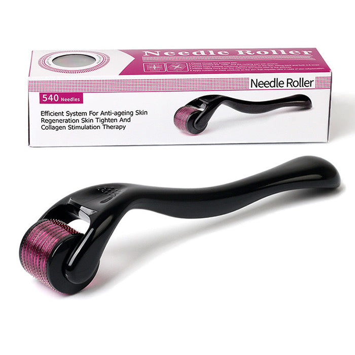 Derma Roller, Needle Roller - Anti-Ageing System with 540 Needles 0.50mm For Skin Hair