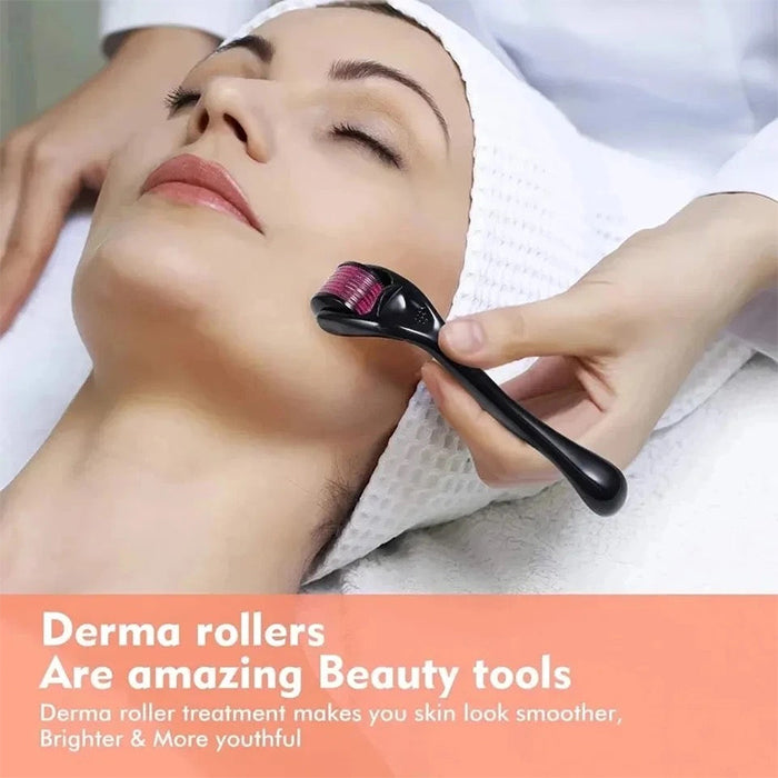 Derma Roller, Needle Roller - Anti-Ageing System with 540 Needles 0.50mm For Skin beuty