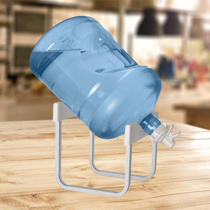 Detachable Cap Portable Stainless Steel Water Bottle Dispenser Stand For Indoor Outdoor sturdy and secure