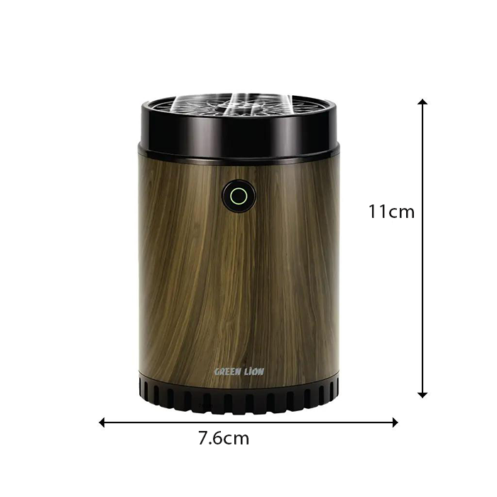 Green Lion bakhoor burner dimensions 11cm height 7.6cm width product size guide Qatar homesouq Qatar