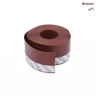 Door Sealing Tape, Insectproof, Windproof, Soundproof, Dustproof Door Window Seal Strip Brown