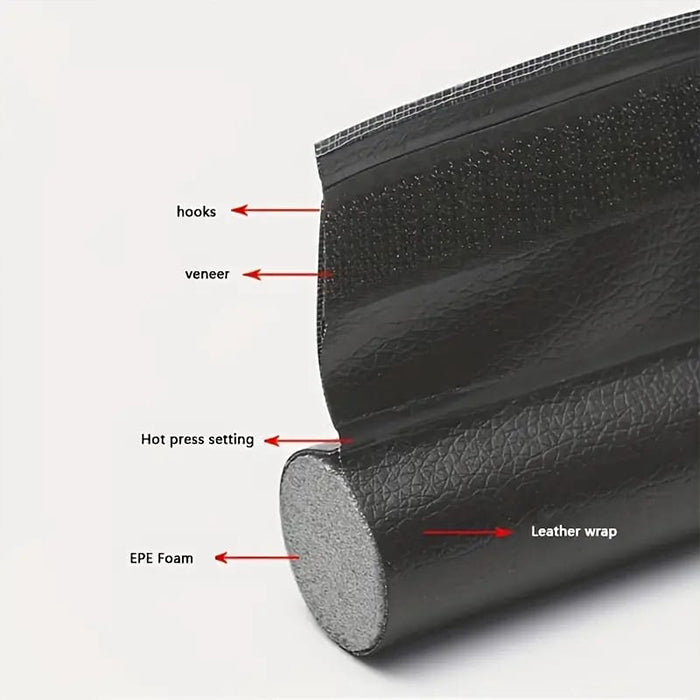 Door Seam Bottom Sealing Guard Strip, Door Gap Filler, Gap Cover Sealer effective insulation