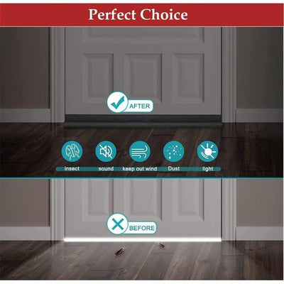 Door Seam Bottom Sealing Guard Strip, Door Gap Filler, Gap Cover Sealer perfect choice
