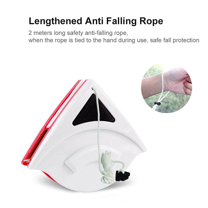 Double-sided Magnetic Glass & Window Cleaner anti falling rope