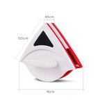 Double-sided Magnetic Glass & Window Cleaner dimensions