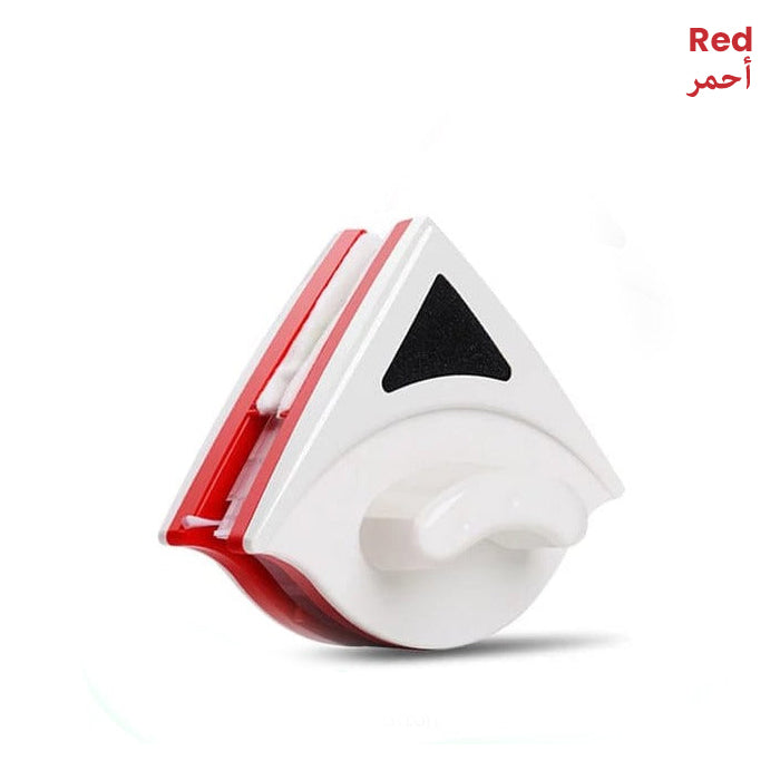 Double-sided Magnetic Glass & Window Cleaner red