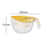 Double Layer Multi-Use Fruit And Vegetable Washing Bowl Dimensions