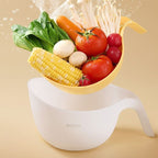 Double Layer Multi-Use Fruit And Vegetable Washing Bowl Durable