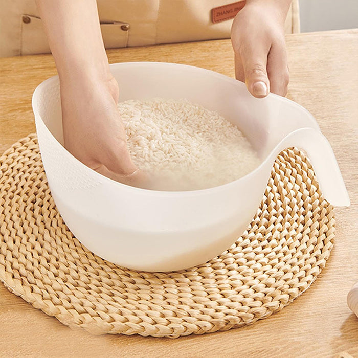 Double Layer Multi-Use Fruit And Vegetable Washing Bowl safe material