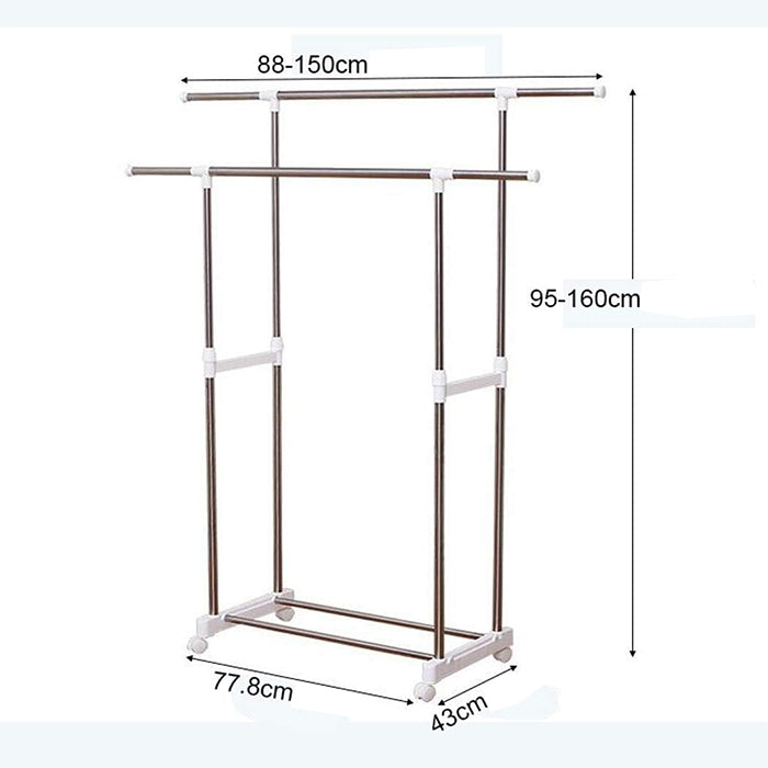 Clothes rack height 2025
