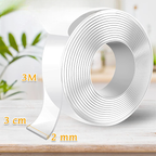 Strong adhesive double sided tape roll for home and office use, heavy duty double tape for multipurpose fixing tasks Qatar