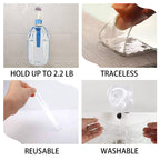 Double Sided Heavy Duty Adhesive Tape - Reusable Clear Strong Tape trace less and reusable