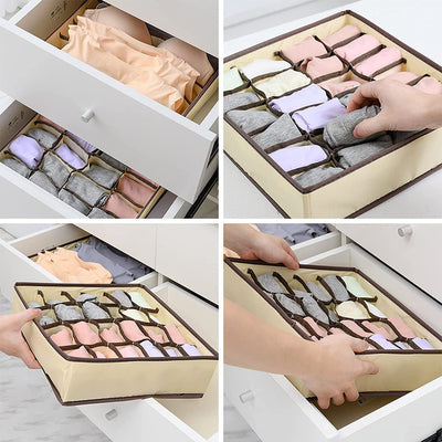 Space saving wardrobe storage with foldable storage drawer organisers – Homesouq Qatar