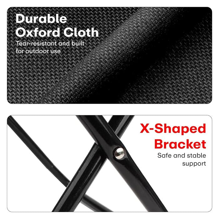 Compact portable camping stool chair built for easy storage and outdoor convenience from Homesouq Qatar