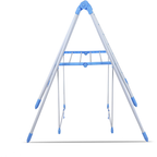 Side view of sturdy foldable clothes drying rack frame showing stable support legs for laundry drying Qatar
