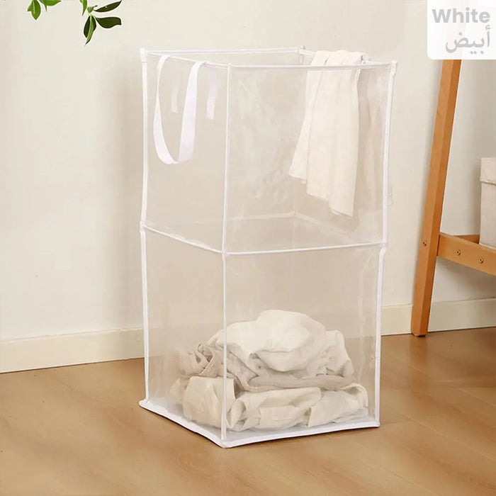 Durable laundry basket tote bags ideal for clothes carrying, modern laundry hamper bag – Homesouq Qatar