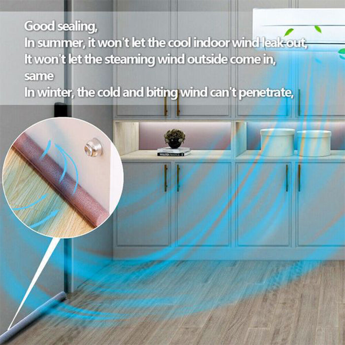 Dust-proof Door Stopper, Door Gap Cover Sealer, Twin Draft Door Guard For Home Office good sealing