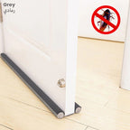 Dust-proof Door Stopper, Door Gap Cover Sealer, Twin Draft Door Guard For Home Office grey
