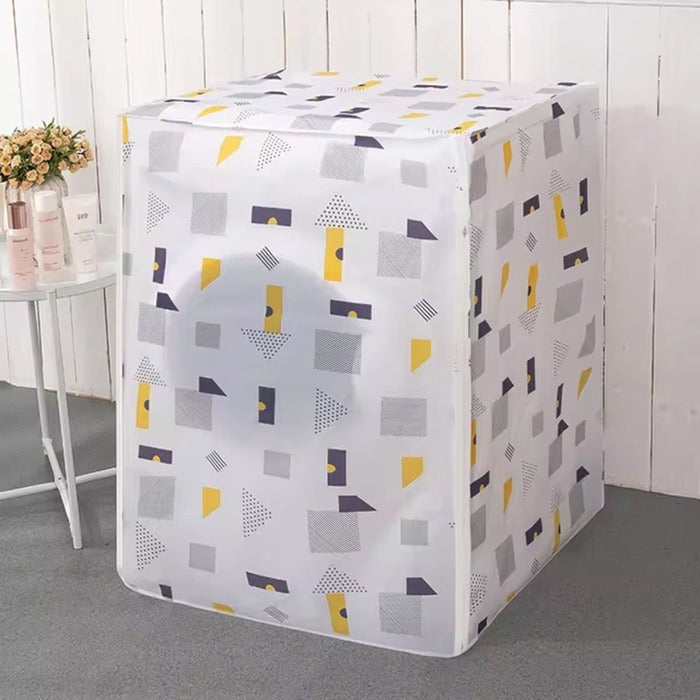 Dust Proof Roller Waterproof Washer Dryer Washing Machine Cover 