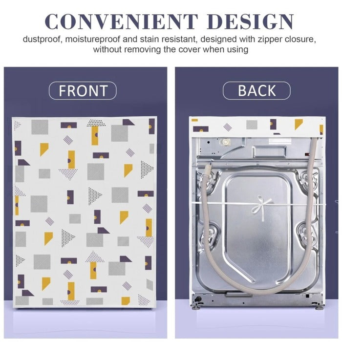 Dust Proof Roller Waterproof Washer Dryer Washing Machine Cover Convenient design