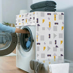Dust Proof Roller Waterproof Washer Dryer Washing Machine Cover Durable