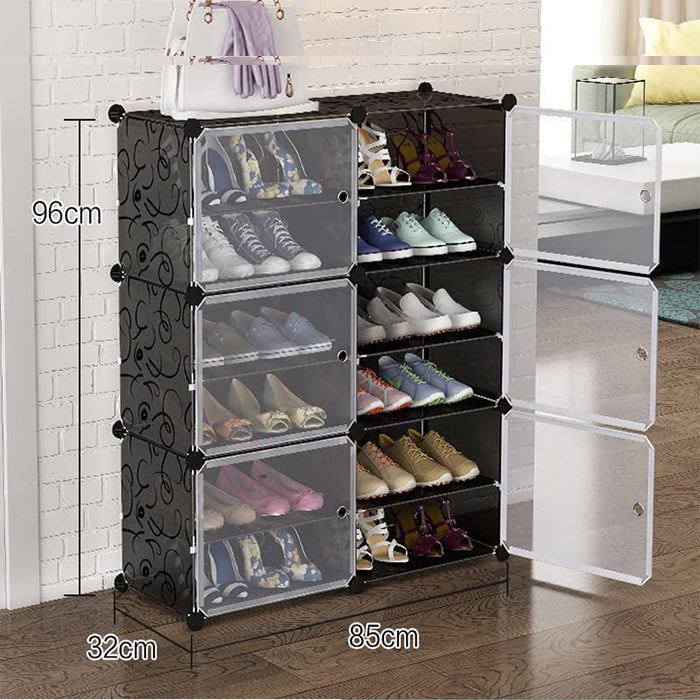Shoe Rack Organizer/Multi-Purpose Shelf Storage Cabinet Stand Expandable dimensions