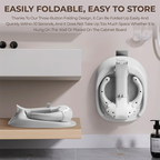 Foldable baby bath stand stored flat and wall mounted to save space in bathrooms Qatar
