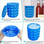 Reusable silicone ice maker ice cube maker for perfect cubes every time, Homesouq Qatar