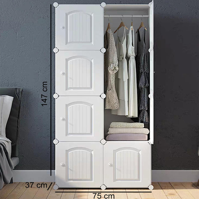 Versatile closet organizer for clean and clutter-free wardrobe closet use by Homesouq Qatar