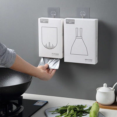 Ecoco Small Drawstring Trash Bags 4 Gallon Tear-Free Gray Garbage Bags  Self-Cutting Roll Design