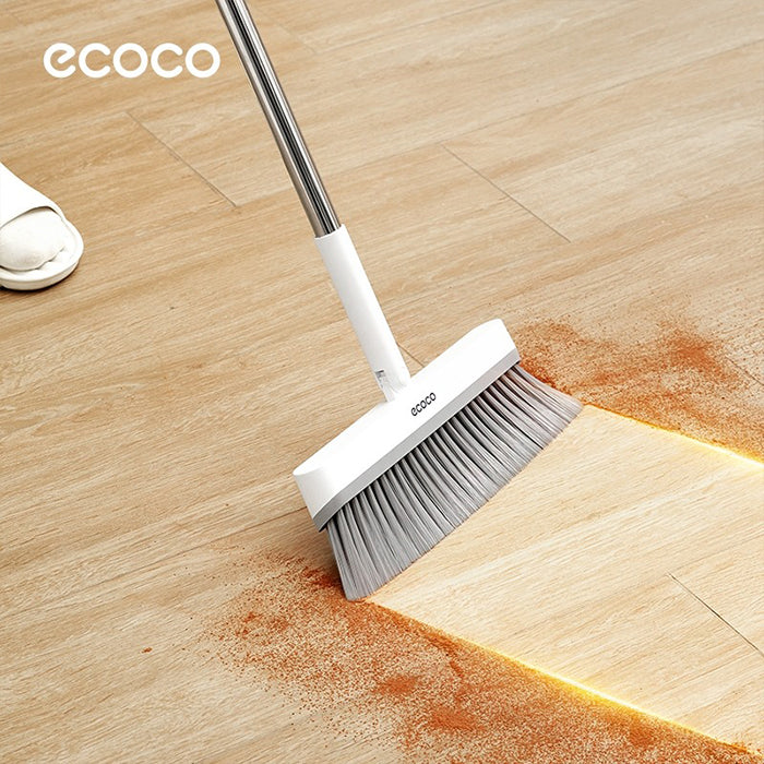 Ecoco dust pan and broom set for easy cleaning with sturdy broom and dustpan – Homesouq Qatar