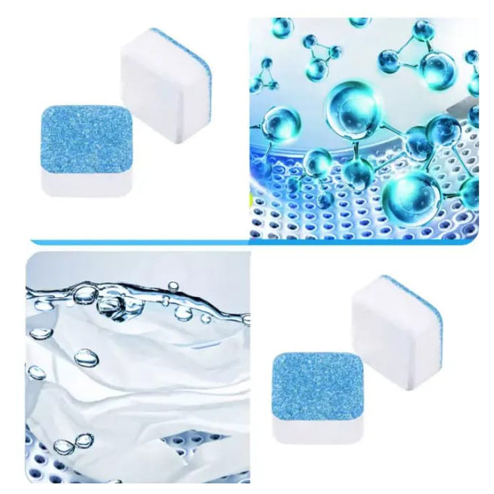 Effervescent Front Top Load Washing Machine Deep Cleaning Descaling Tablet For Stain Removal Hygienic Cleaning Tool.