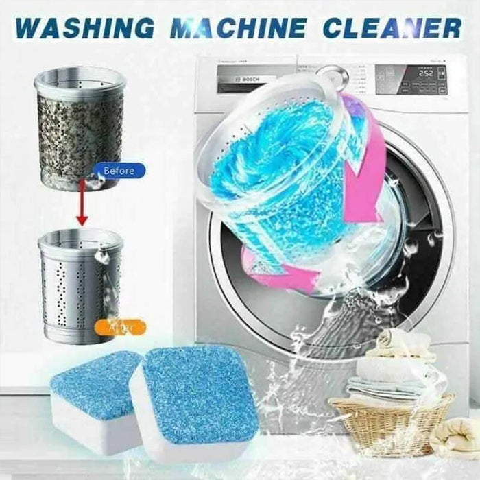 Effervescent Front Top Load Washing Machine Deep Cleaning Descaling Tablet For Stain Removal Hygienic Cleaning Tool cleaner