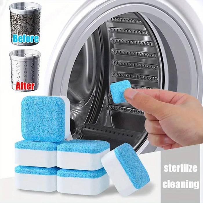 Effervescent Front Top Load Washing Machine Deep Cleaning Descaling Tablet For Stain Removal Hygienic Cleaning Tool sterilise cleaning