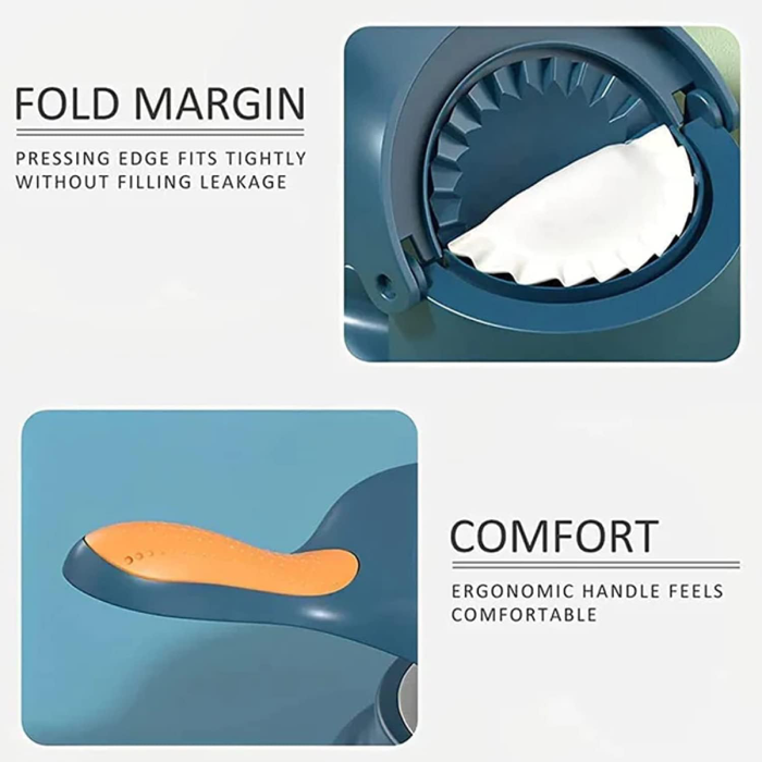 Effortless 2 in 1 Skin Press Mould For Momos Dumpling Maker With Comfortable Grip Handle Comfort