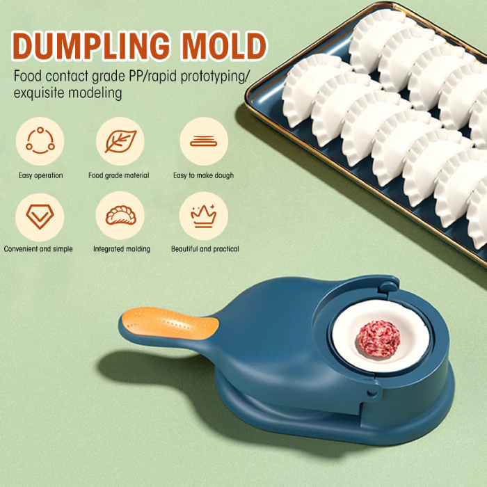 Effortless 2 in 1 Skin Press Mould For Momos Dumpling Maker With Comfortable Grip Handle Dumpling mode