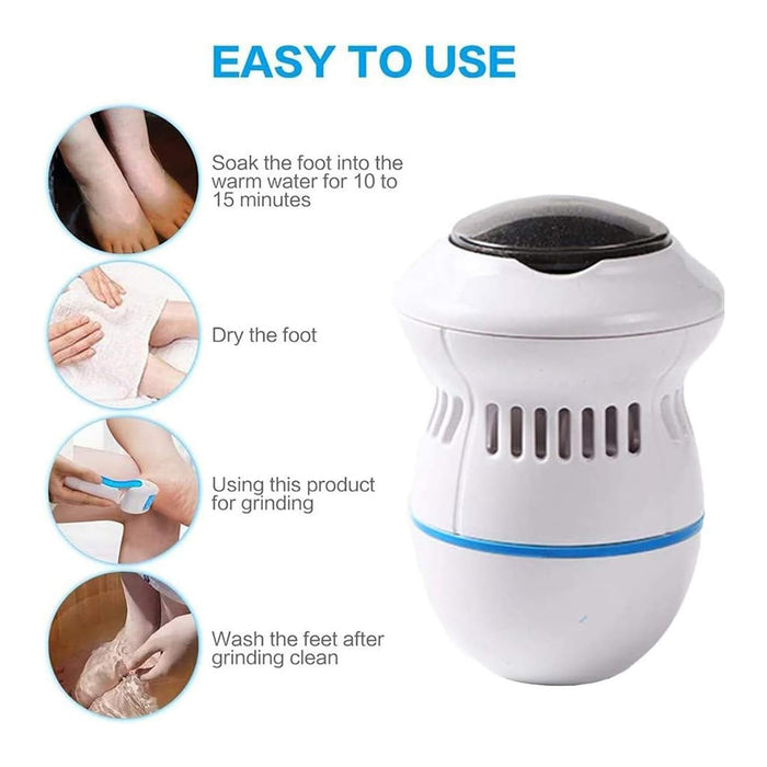 Electric Callus Remover Rechargeable Electric Foot File Removal with Cleaning Brush Powerful Callus Removal