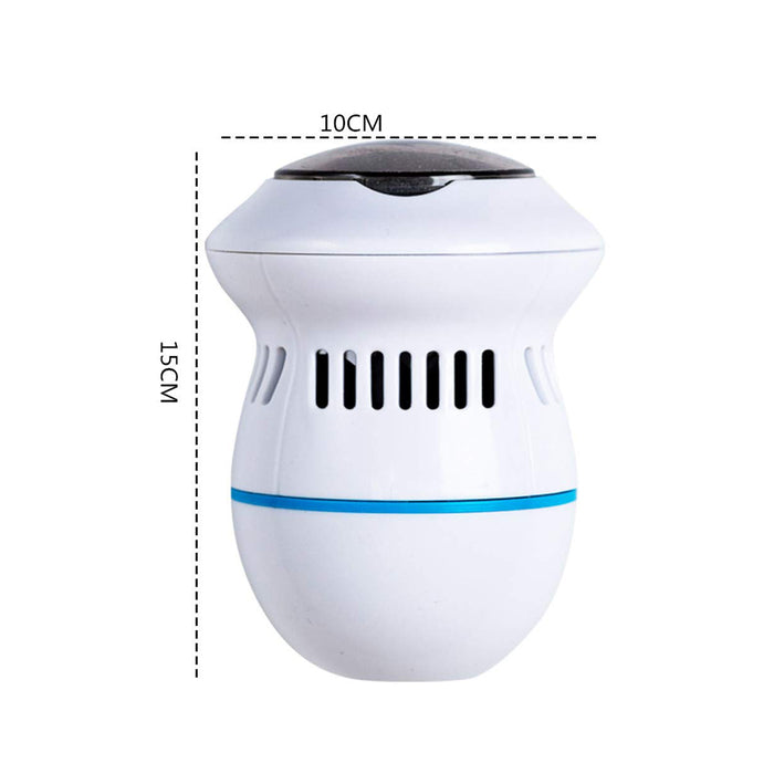 Electric Callus Remover Rechargeable Electric Foot File Removal with Cleaning Brush dimensions