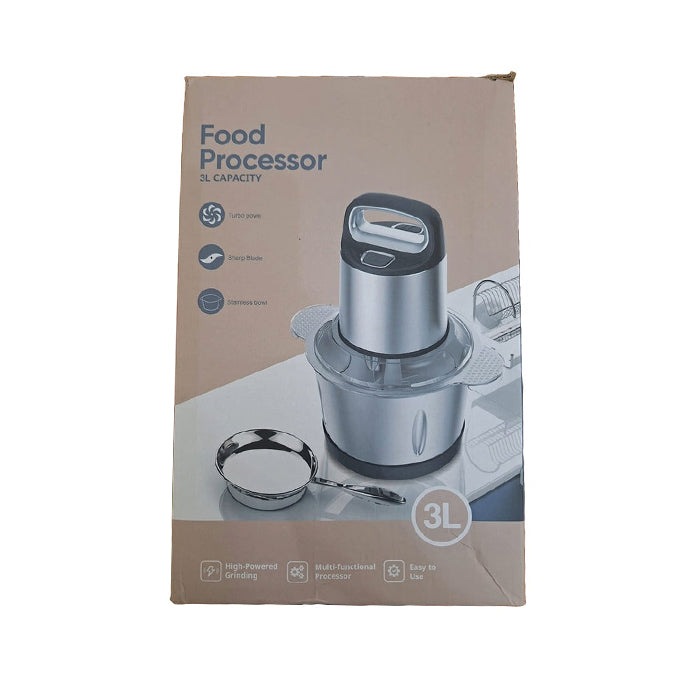 Electric Stainless Steel Meat Grinders with Bowl Heavy for Kitchen Food Chopper food processor
