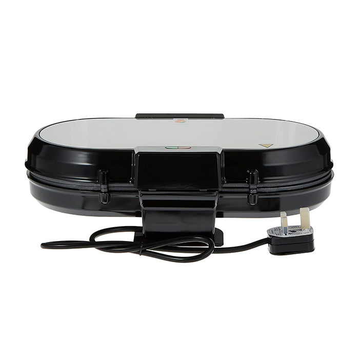 Electric waffle maker with nonstick plates, double waffle maker makes golden Waffles fast non stick | Homesouq Qatar