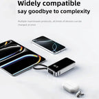 Green Lion power bank with smartphone and earbuds clean minimal background Homesouq Qatar