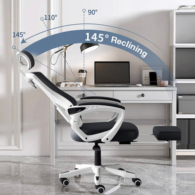 Ergonomic Office Chair, 360 Swivel Task Chair, Home Office Desk Chair with Adjustable 145 reclining