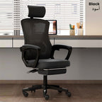 Ergonomic Office Chair, 360 Swivel Task Chair, Home Office Desk Chair with Adjustable Headrest Lumbar Support black
