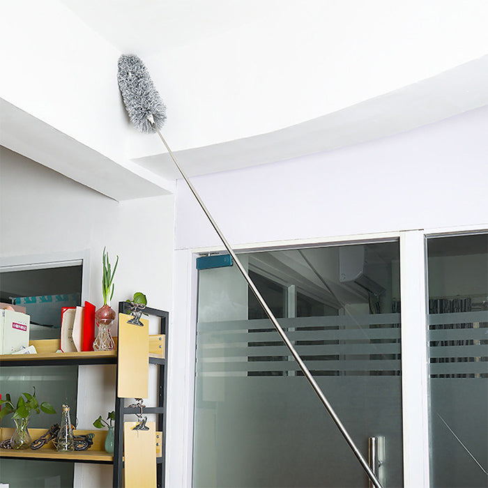Extendable Duster for High Ceilings, Microfiber Cleaning Long Extension Pole Duster long hand