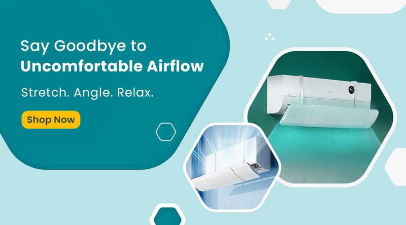 Extendable Air Deflector Windshield For Split AC Vents - 103 cm _ Homesouq – Home Souq - Mobile Slider