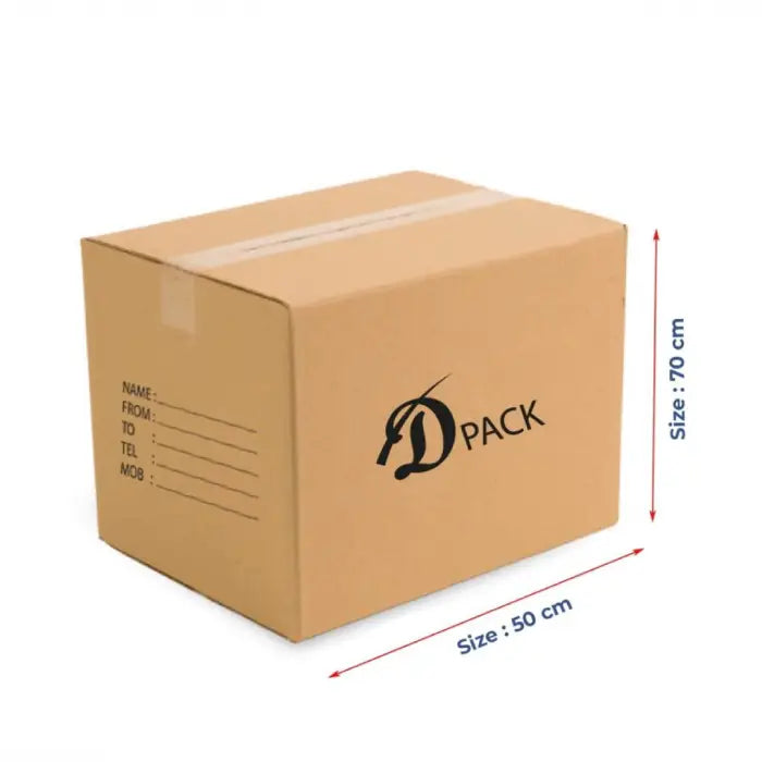 Large carton box 70 cm for heavy duty packaging use in Homesouq Qatar