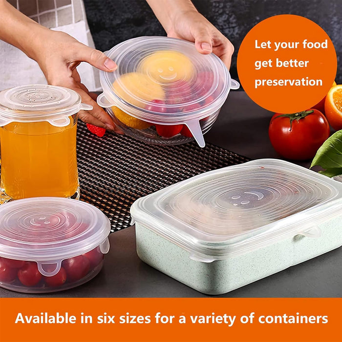 Homesouq Qatar silicone food covers offering tight food storage with durable silicone lid material