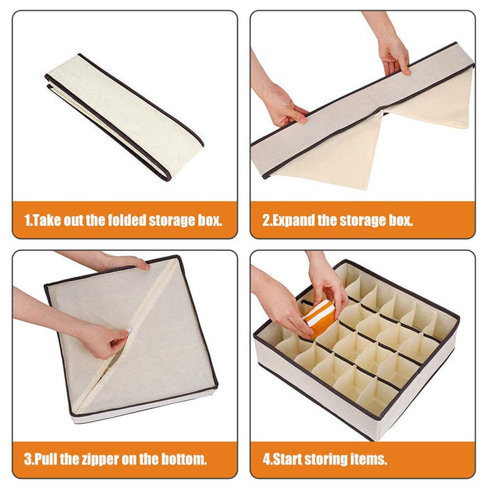 Wardrobe storage system designed with drawer organisers and foldable storage – Homesouq Qatar