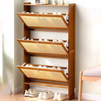 Freestanding Shoe Rack, Narrow Shoe Rack Organizer Shelves durable
